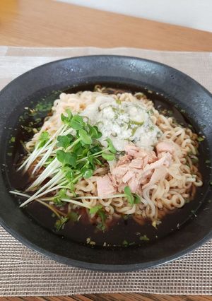 簡単！和風冷製しょうゆラーメン-レシピのメイン写真