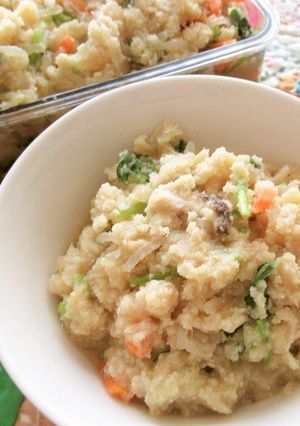 レンジで時短、夏も野菜入りのおからを-レシピのメイン写真