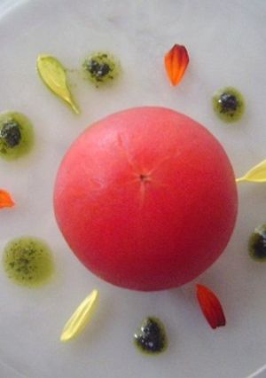 絶品！おしゃれな5種豆のトマトファルシ♪-レシピのメイン写真