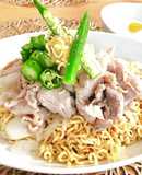 レンチンで♡レモン醤油の豚おろし冷やし麺