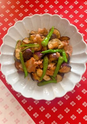 豚バラ肉と茄子のスタミナ味噌炒め-レシピのメイン写真