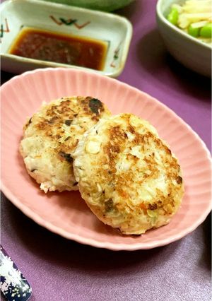 酢醤油で食べる海老バーグ-レシピのメイン写真