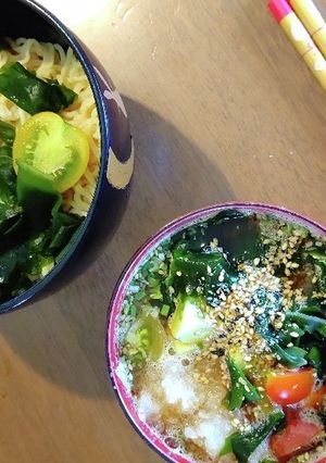 大根おろし汁でさっぱり冷やしつけめん-レシピのメイン写真