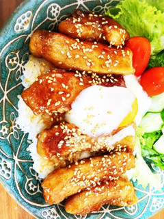 てりてり豚ロース丼-レシピのメイン写真