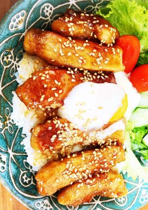 てりてり豚ロース丼-レシピのメイン写真