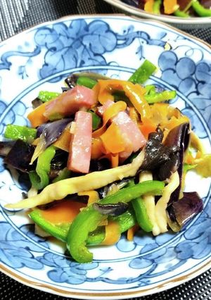 野菜の【皮】とベーコンの洋風きんぴら-レシピのメイン写真