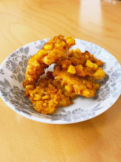 とうもろこしの天ぷら♪バター醤油仕立て-レシピのメイン写真