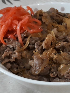 【牛丼】レンジ調理とは思えない完成度-レシピのメイン写真
