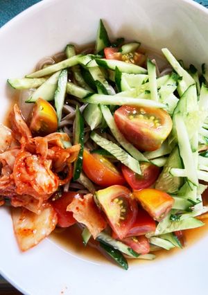 夏にぴったり！ピリ辛蕎麦-レシピのメイン写真