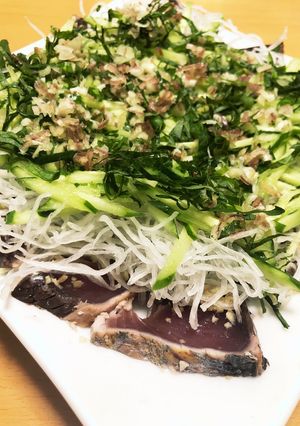 薬味た〜っぷりかつおのたたき-レシピのメイン写真