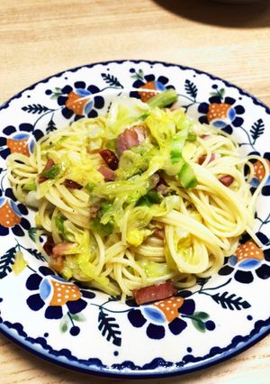 キャベツのペペロンチーノ-レシピのメイン写真