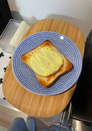 キャロットラペハムチーズトースト-レシピのメイン写真
