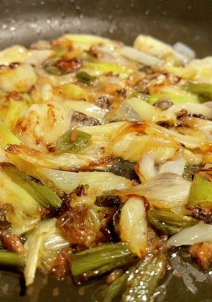 長ねぎとアンチョビの蒸し焼き-レシピのメイン写真