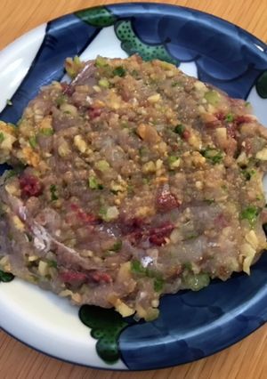 つまみに最高！鯵のなめろう-レシピのメイン写真