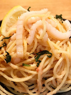 イカそうめんで簡単☆イカ明太バターパスタ-レシピのメイン写真