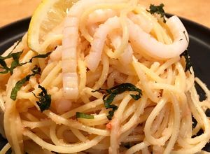 イカそうめんで簡単☆イカ明太バターパスタ-レシピのメイン写真