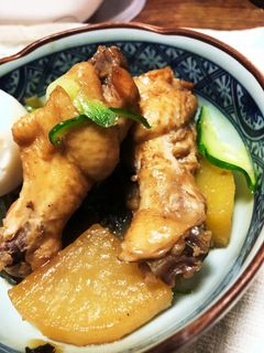 簡単鳥手羽 ポン酢煮-レシピのメイン写真