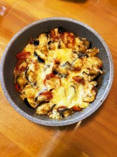 ナスとトマトチーズ焼き-レシピのメイン写真