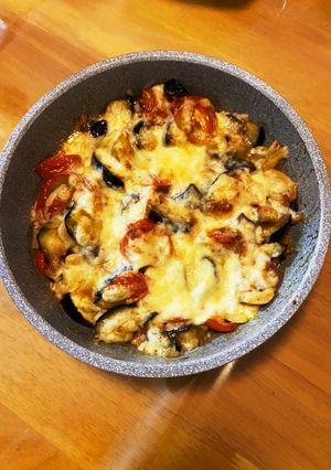 ナスとトマトチーズ焼き-レシピのメイン写真