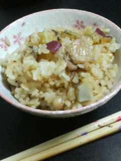 お鍋でできる!?照り照り炊き込みご飯♪-レシピのメイン写真