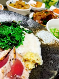 カツオのたたきの山かけ丼-レシピのメイン写真