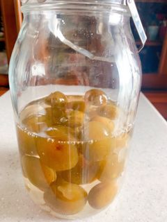 冷凍青梅で梅シロップ-レシピのメイン写真