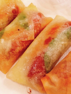 ウインナーとバジルのチーズ入り春巻き☆-レシピのメイン写真