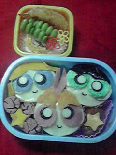 キャラ弁★パワーパフガールズ-レシピのメイン写真