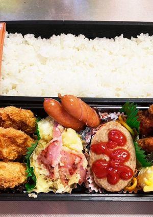 男子ガッツリ弁当-レシピのメイン写真