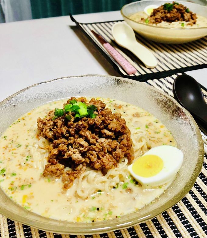 冷やしサッポロ一番でピリ辛☆冷やし担々麺-レシピのメイン写真