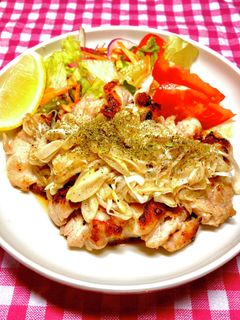 ごま油香る、鶏もも肉ネギ焼き-レシピのメイン写真