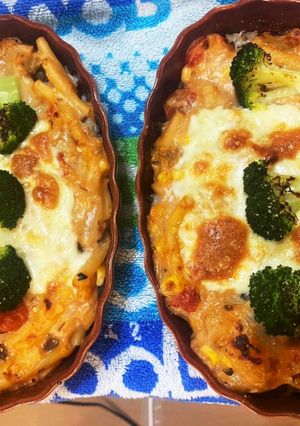 【バター不使用】鯖水缶グラタン&ドリア-レシピのメイン写真