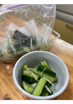 母の味　きゅうりと生姜の和風浅漬け-レシピのメイン写真