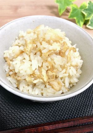 新生姜とお揚げの炊き込みご飯★-レシピのメイン写真
