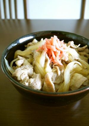 【レシピ動画】牛丼を豚肉で作った豚丼♪-レシピのメイン写真