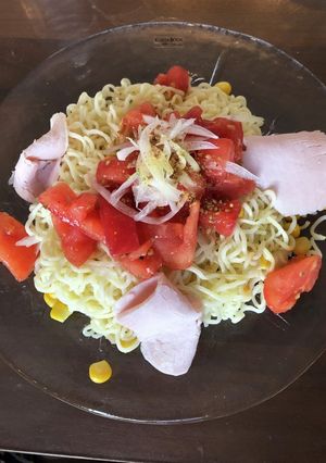 冷製パスタ風 トマトの和え麺-レシピのメイン写真