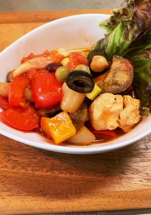 夏野菜たっぷりラタトゥイユ腸活バージョン-レシピのメイン写真