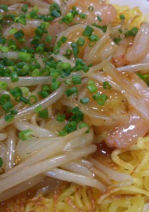 プリプリ♡えびともやしのあんかけ焼きそば-レシピのメイン写真