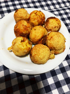 豚キムチ風たこ焼き-レシピのメイン写真