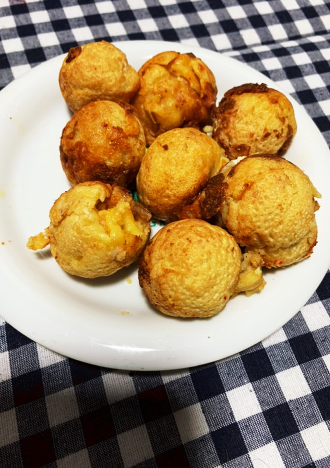 豚キムチ風たこ焼き-レシピのメイン写真