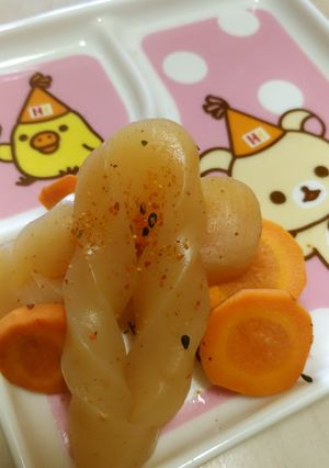 こんにゃくとニンジンのヘルシー和風炒め-レシピのメイン写真
