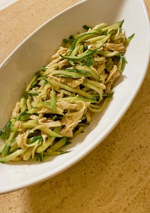 ＊きゅうりと鶏むね肉のごまサラダ＊-レシピのメイン写真