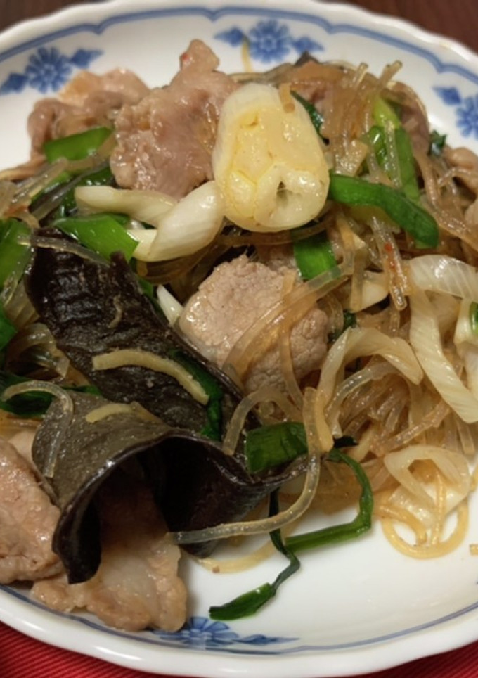 豚肉ときくらげの豆板醤炒め-レシピのメイン写真