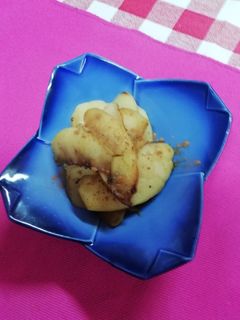 簡単焼きリンゴ(孫達に伝授です)-レシピのメイン写真