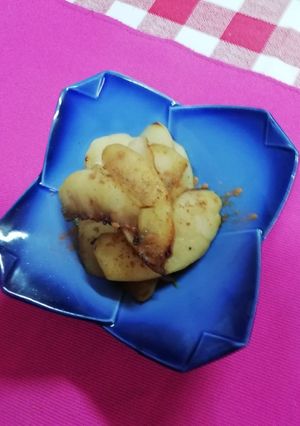 簡単焼きリンゴ（孫達に伝授です）-レシピのメイン写真
