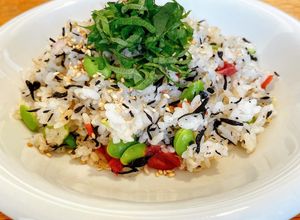 ♪さっぱりと♫しらす枝豆ひじきの梅炒飯-レシピのメイン写真