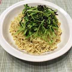 รูปของ さっぱり★豆苗シャキシャキ冷麺