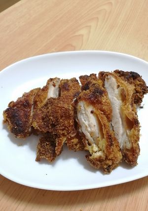 簡単！基本の鶏モモチキンカツ-レシピのメイン写真