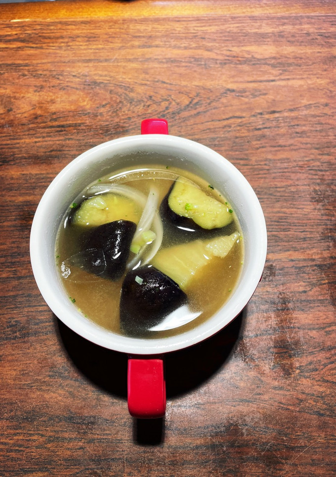 揚げ茄子と根菜のお味噌汁-レシピのメイン写真