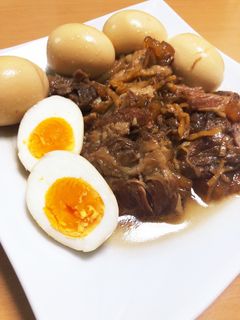 圧力鍋で骨まで美味しい豚軟骨(パイカ)煮-レシピのメイン写真